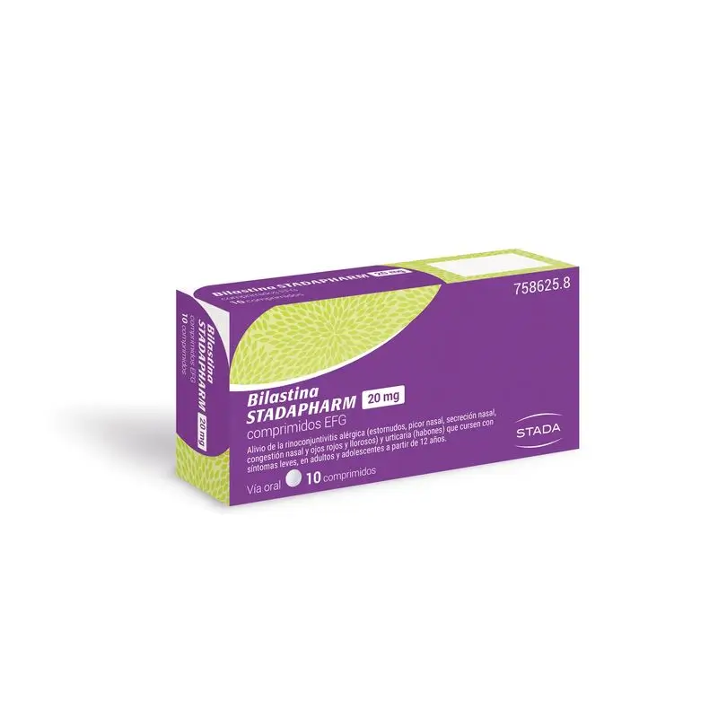 BILASTINA STADAPHARM EFG 20 MG 10 COMPRIMIDOS