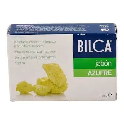 Jabón Bilca Azufre 125g - Limpieza Antimicrobiana