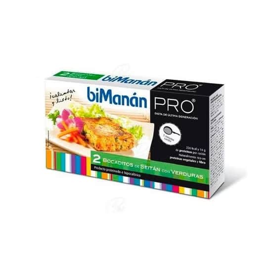 biManán Pro Bocaditos de Soja con Tomate Bio 2uds