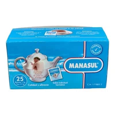 Manasul Té 25 Bolsitas - Tránsito intestinal