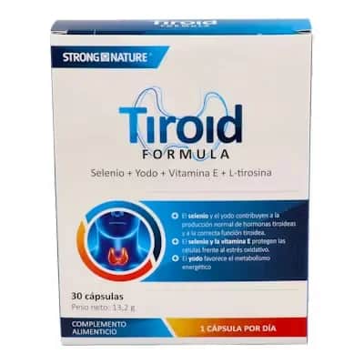 Strong Nature Tiroid Formula 30 Caps | Metabolismo
