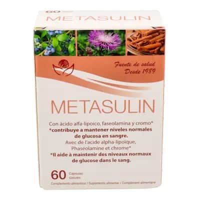 Bioserum Metasulin 60 Cápsulas - Glucosa Normal
