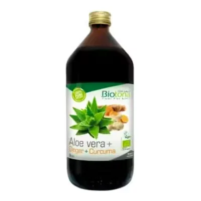 Biotona Jugo Aloe + Jengibre + Cúrcuma Bio