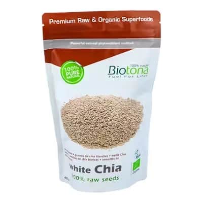 Biotona White Chia Bio 400g - Omega-3 y fibra