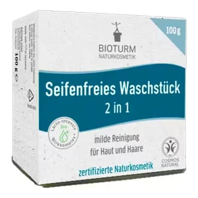 Bioturm Champú-Gel Sólido 2en1 - Cabello y Cuerpo