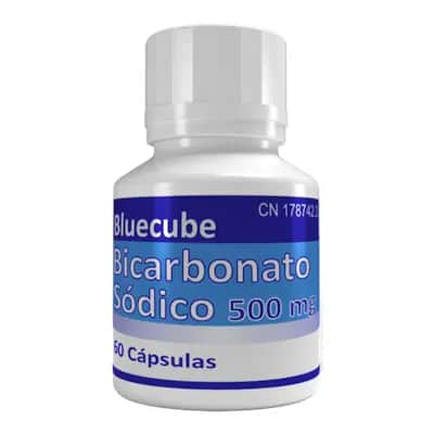 Bluecube Bicarbonato 500mg 60 Caps - Digestión