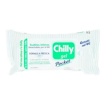 Chilly Gel Pocket Hig Intima 12 Toallitas
