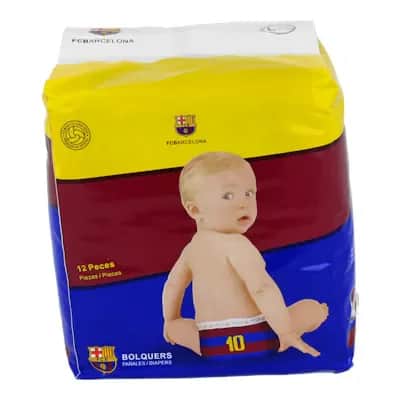 Pañal Fcb Talla L Num 10 | 9-14 kg