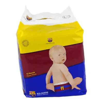 Pañal Fcb Talla L Num 11 | 9-14 kg