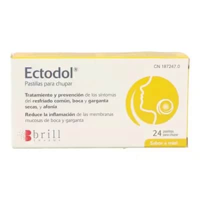 Ectodol 24 Pastillas - Alivio Dolor Garganta