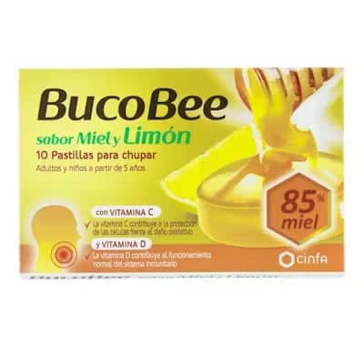 Bucobee Miel Limón 10 Pastillas - Garganta y Sistema Inmune
