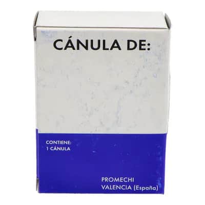 Cánula Traqueotomía Plata Nº6 12x75mm Fiador