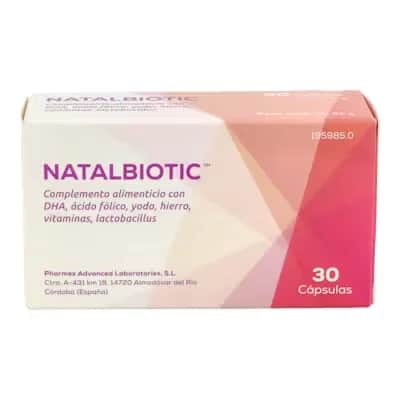 Natalbiotic 30 Caps - Probióticos Embarazo Lactancia