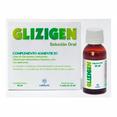 Glizigen Solución Oral 3 Uds | Rehidratación y Flora
