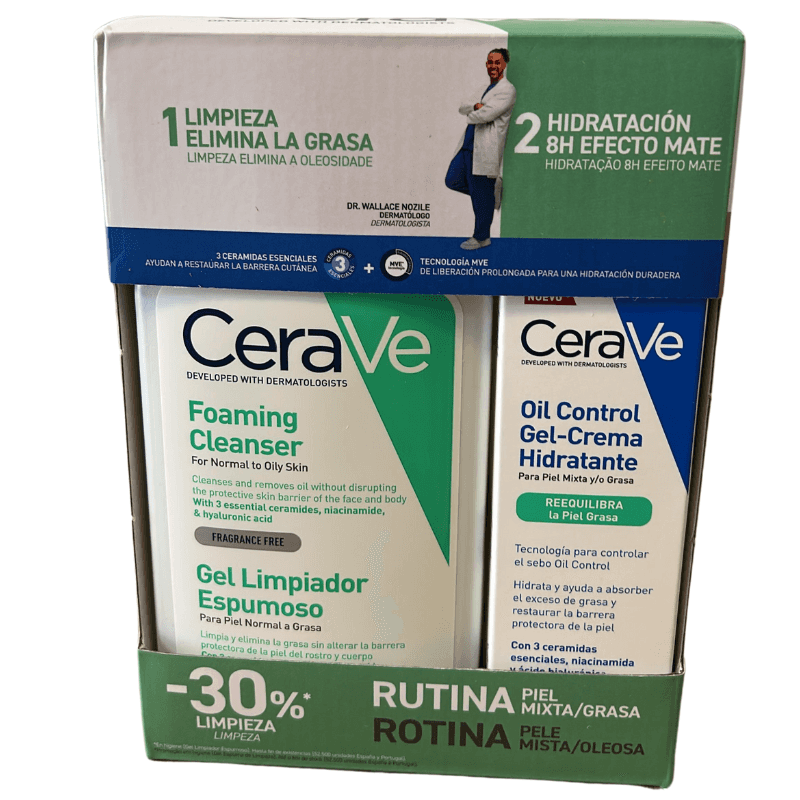 Cerave Rutina piel mixta grasa