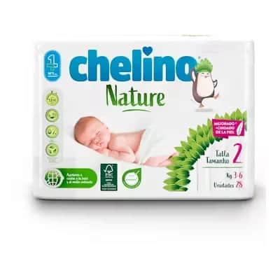 Chelino Nature T-2 | Pañales 3-6 kg