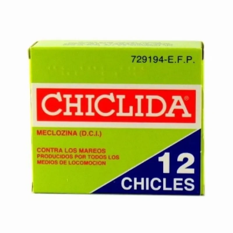 Chiclida 12 Chicles - Prevención Mareos Viaje