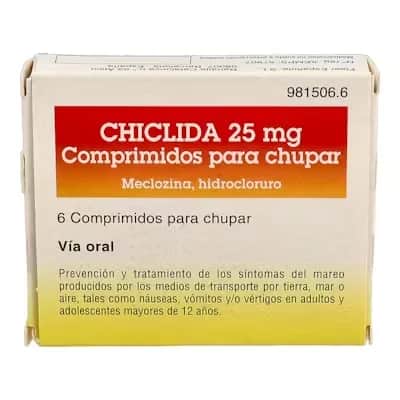 Chiclida 6 Comp - Prevenir Mareos