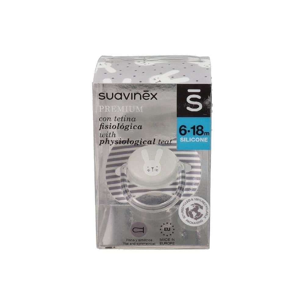 Suavinex Chupete Premium Tetina Fisiológica 6-18 Meses