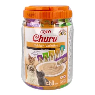 Churu Cat Pollo 50 Bolsas | Snack Felino
