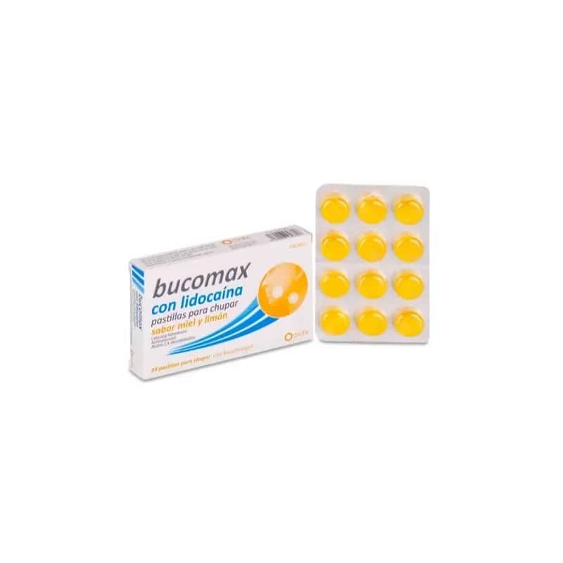Bucomax Lidoc Miel/Limón - Pastillas Dolor Garganta