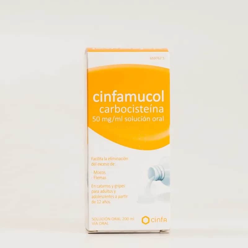 Cinfamucol Carbocisteína 50mg/ml - Fluidificante