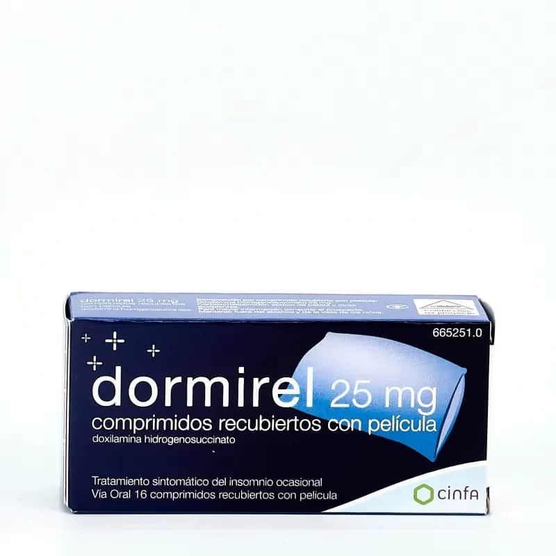 Dormirel 25mg - Insomnio Ocasional