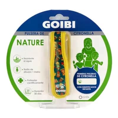 Goibi Pulsera Citronela Tiki - Repelente Mosquitos