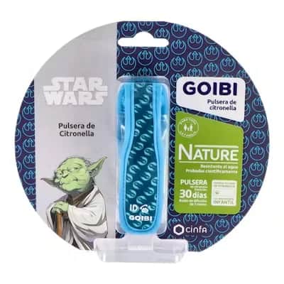Goibi Pulsera Citronella Star Wars Yoda - Repelente Mosquitos
