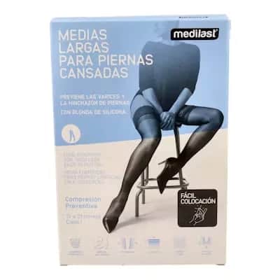 Media Medilast Donna Negro - Compresión Circulatoria