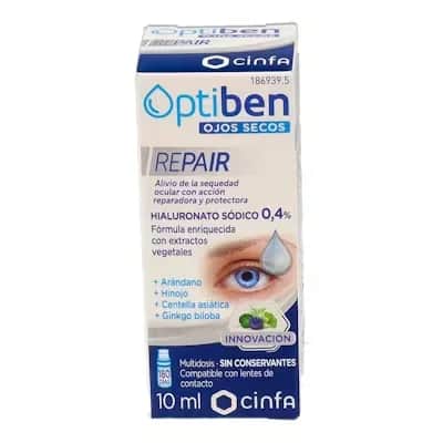 Optiben Ojos Secos - Repair Hidratación 10ml