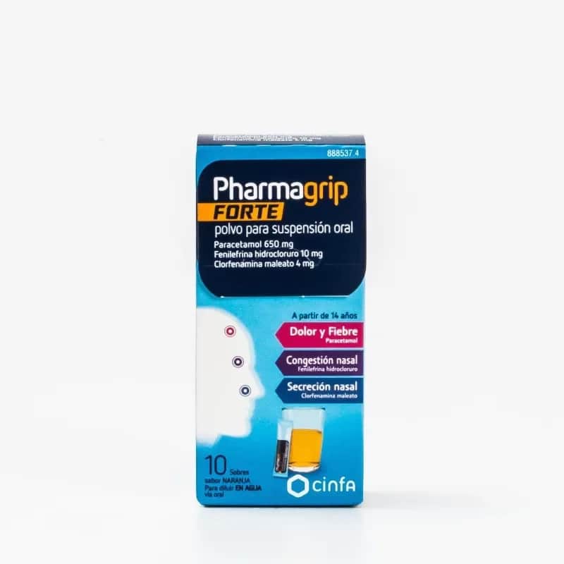 Pharmagrip Forte 650mg | Gripe y Catarro