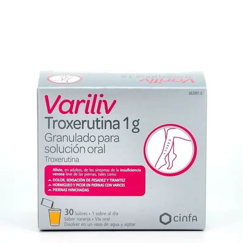 Variliv Troxerutina 100mg - Protección vascular