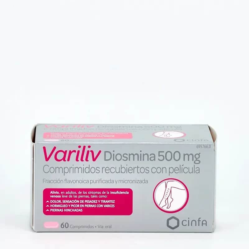 Variliv Diosmina 500mg - Insuficiencia venosa