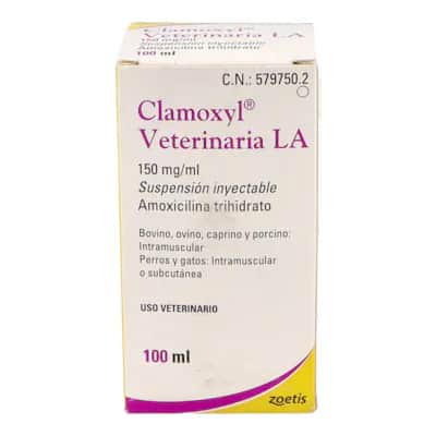 Clamoxyl LA 100ml Vial | Antibiótico Inyectable