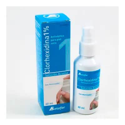 Clorhexidina 1% Solución Acuosa 60ml - Antiséptico