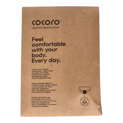 Braga Menstrual Cocoro 4/L | Flujo Moderado