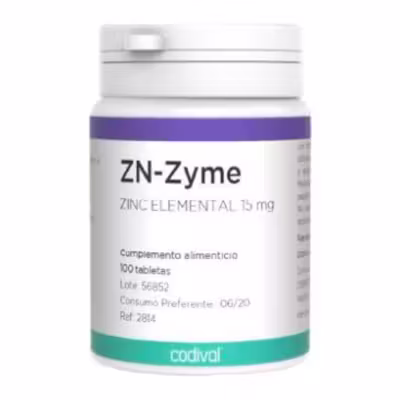 Codival Zn-Zyme 15 mg | Zinc Sistema Inmunológico