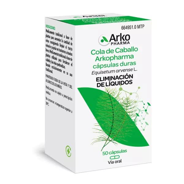 Arkopharma Cola de caballo 190 mg 50 cápsulas