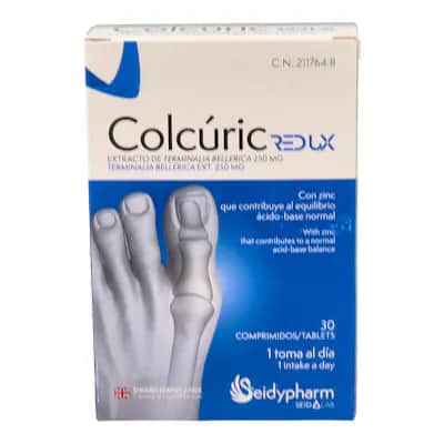 Colcuric Redux 30 Comp - Control de Ácido Úrico
