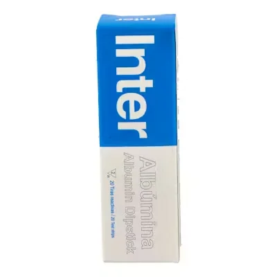 Inter Albumina 20 Tiras - Control de Proteínas