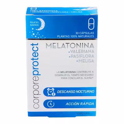 Melatonina 1mg Corpore Protect - Concilia el Sueño