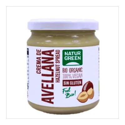Crema de Avellanas NaturGreen Bio 250g - Vegana