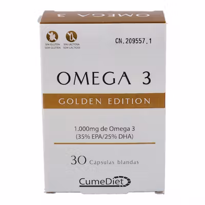 Cumediet Omega 3 Golden 30 Perlas | Salud Cardiovascular