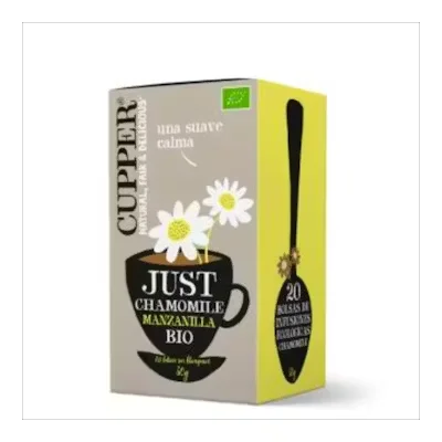 Cupper Manzanilla Infusión Bio 20 Bolsas