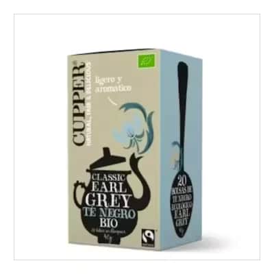 Cupper Earl Grey 20 Bolsitas Bio - Té Negro