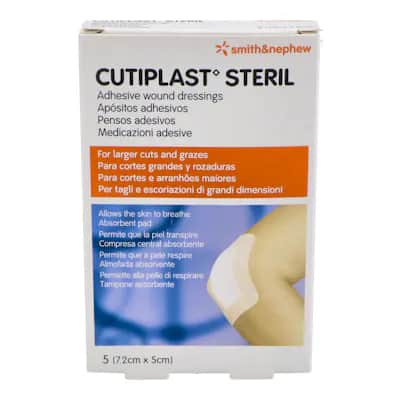 Cutiplast Aposito Adh Es 7,2X5 100 U
