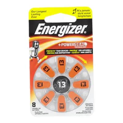 Pilas Energizer Audífono 13 | 8 Unidades