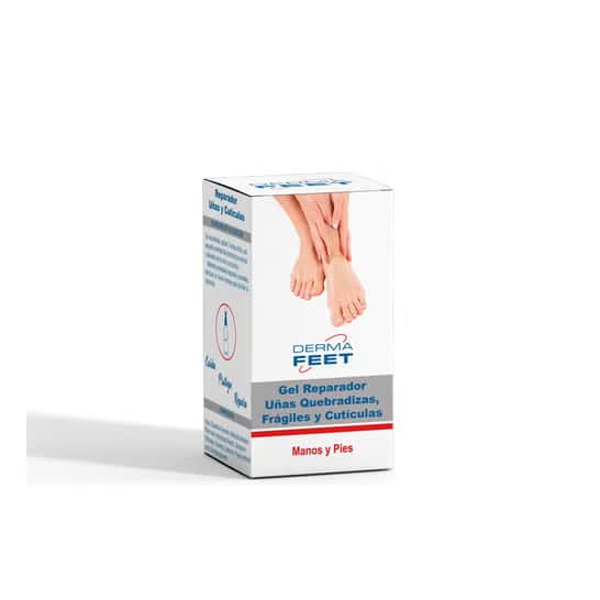 Dermafeet Gel Reparador Uñas Quebradizas Frágiles y Cutícula 15ml