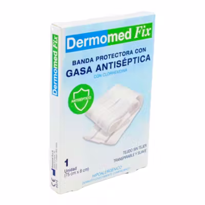 Dermomed Fix Banda Antiséptica 75x8cm - Protección Heridas